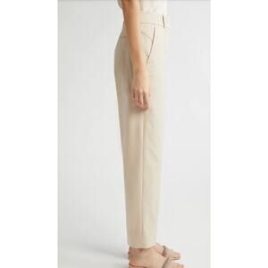 ELEVENTY Womens Cotton Blend Tapered Leg Pants Trousers Khaki Beige US 4 EU 42